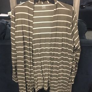 Striped cardigan